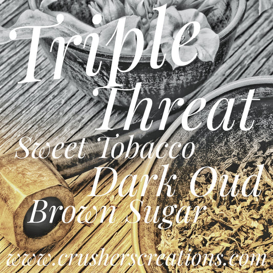 Triple Threat, Crushers Creations LLC, Beard Oil, Emu Oil Blend, Styling Balm, Utility Butter 