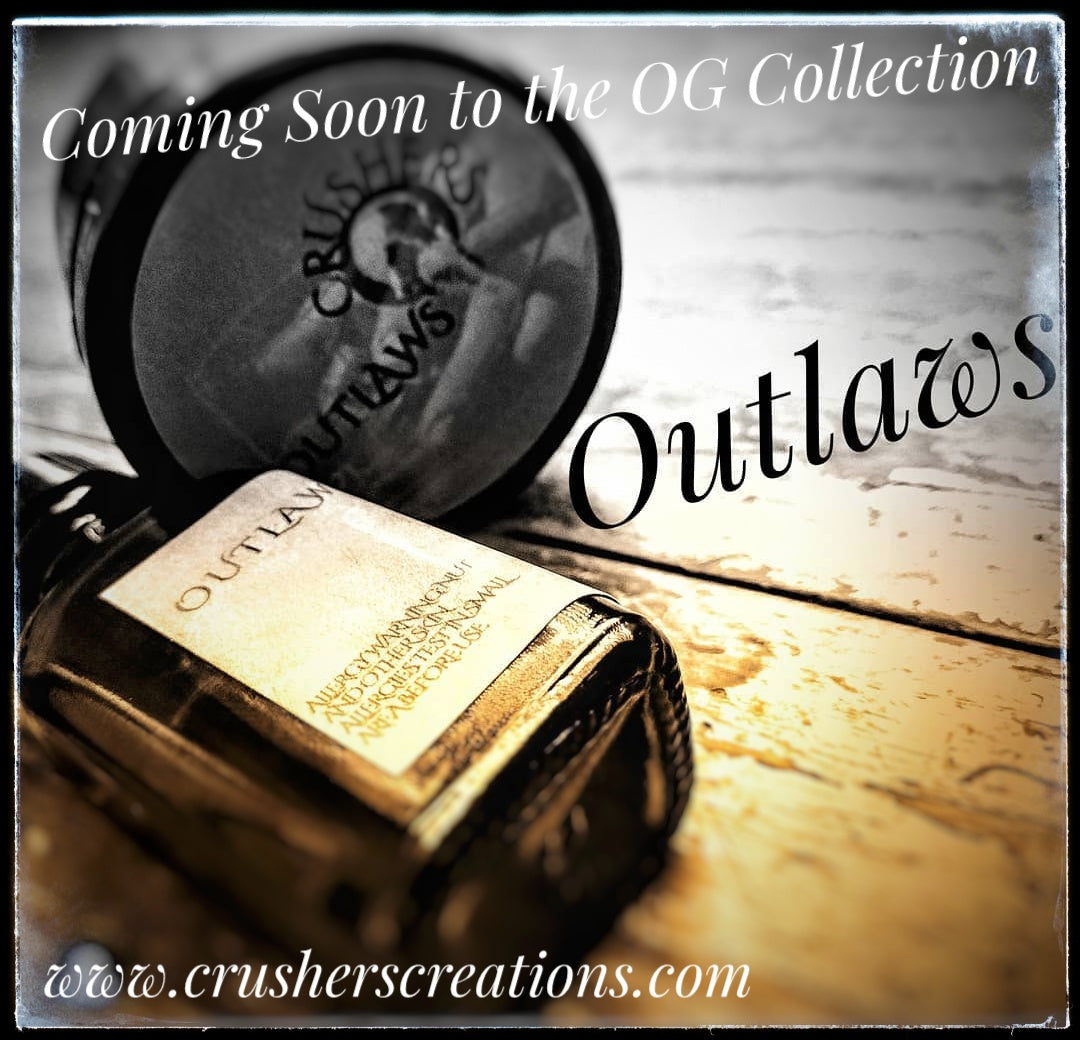 Outlaws, Beard Oil, Emu Oil Blend, Styling Balm, Utility Butter, Crushers Creations